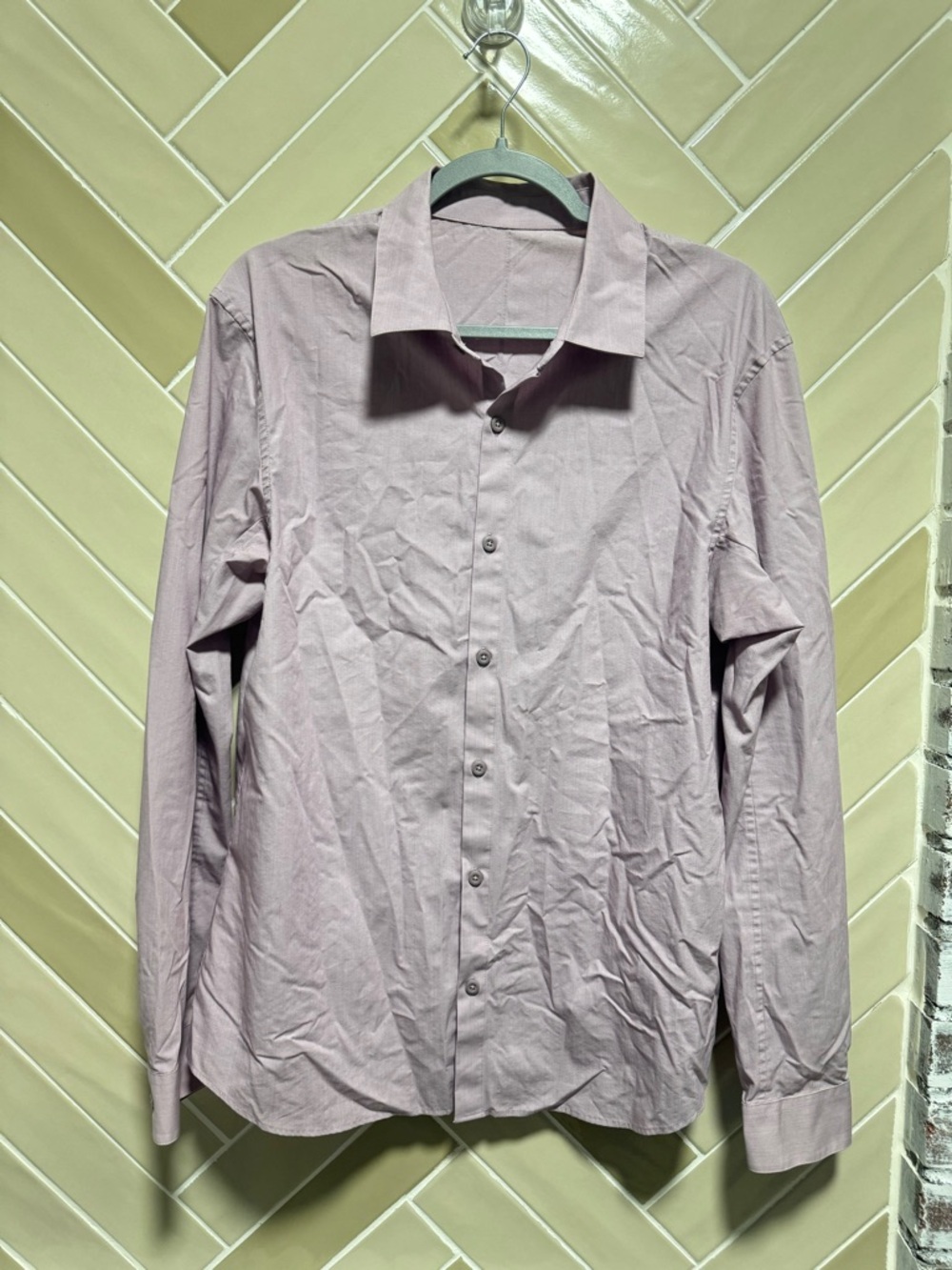 lululemon athletica Men's Dress Shirt in Mauve